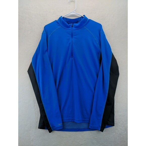 Eastern Mountain Sports EMS Blue Quarter Zip Pullover Mens Size XL - Picture 1 of 11